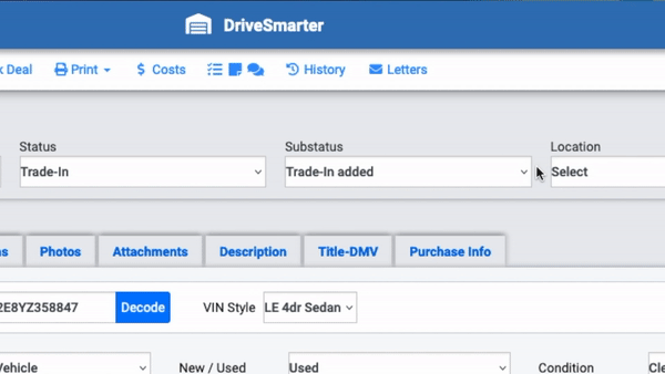 Inventory Substatuses- Substatus Dropdown.gif