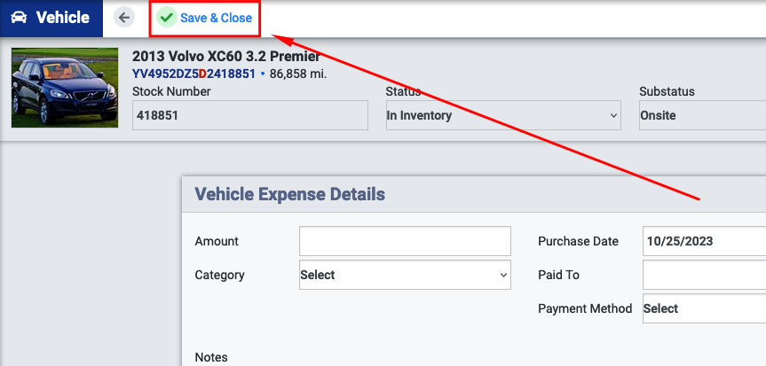 Vehicle Costs- Vehicle Expense Details Save & Close.png