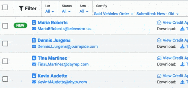 Credit Application Details- Credit Application List.gif