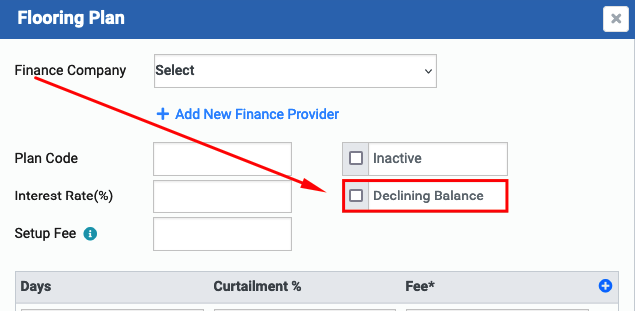 Flooring Plans Setup Automanager