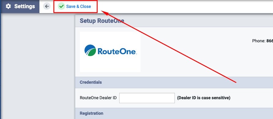 Configure Lender Networks- RouteOne Save & Close.png