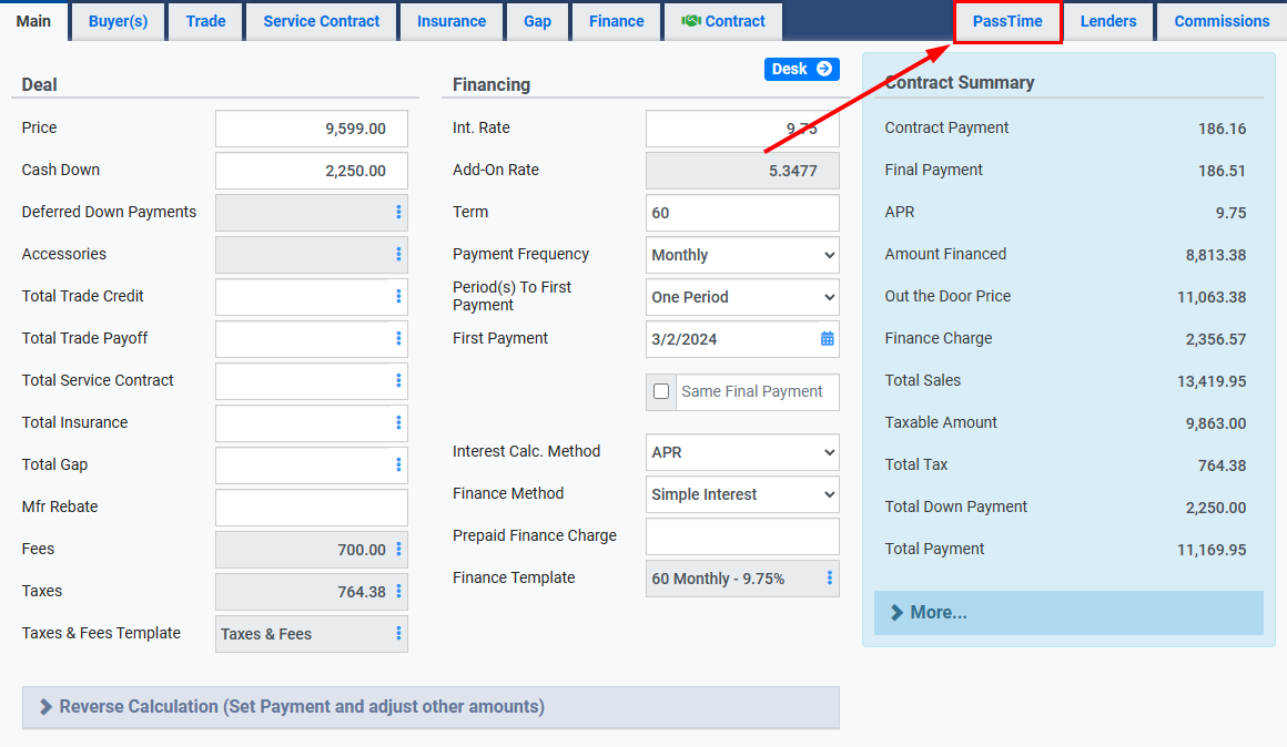 PassTime Integration AutoManager
