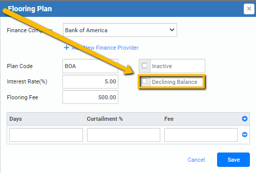 Flooring Plans Setup Automanager
