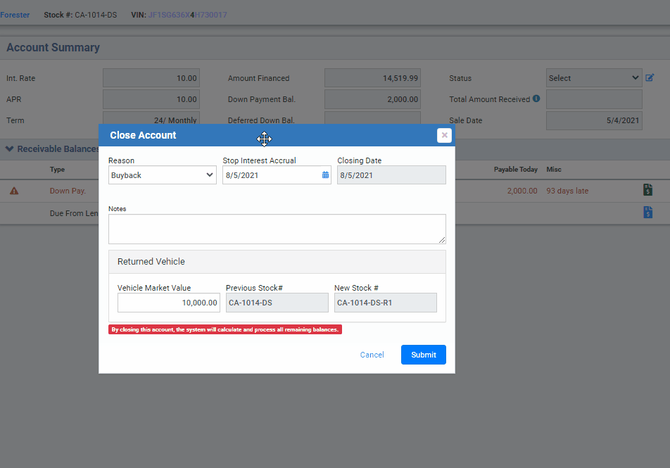 How to Unwind Deals AutoManager