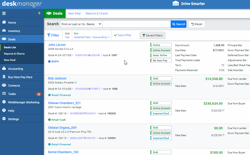 How to Unwind Deals AutoManager