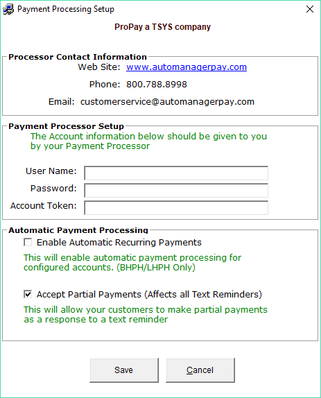 ProPay Payment Processing - AutoManager ®